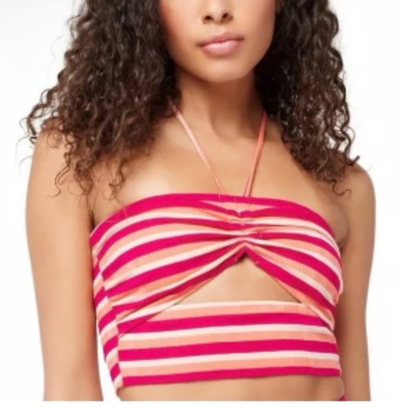 NWT L*Space Paloma Striped Crop Top in Size Small - Picture 3 of 9